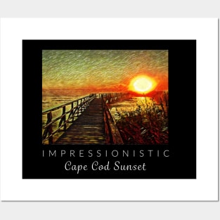 Cape Cod Sunset Impressionism Posters and Art